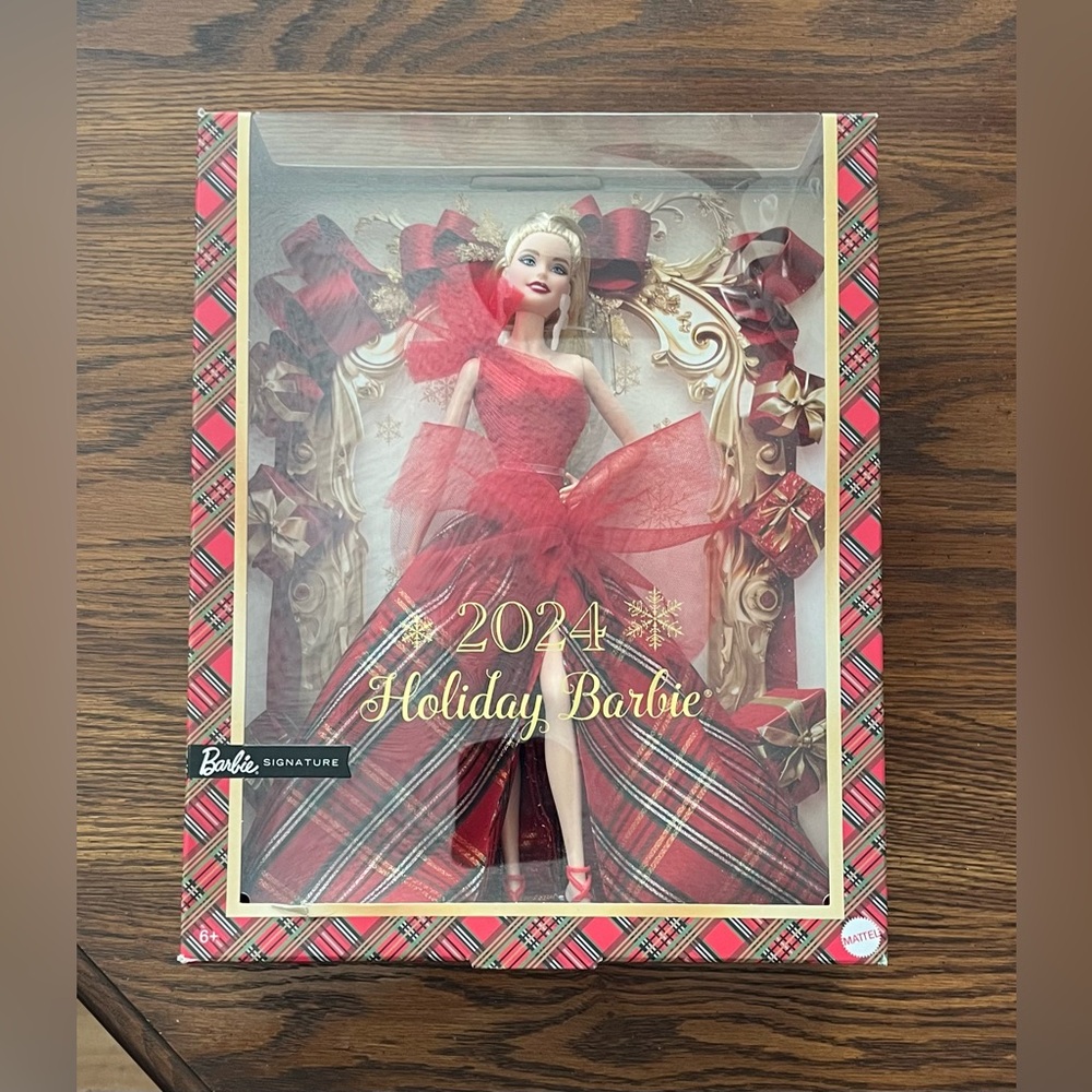 Mattel 2024 Blonde Holiday Barbie Signature Doll Seasonal Collector Gift - NEW